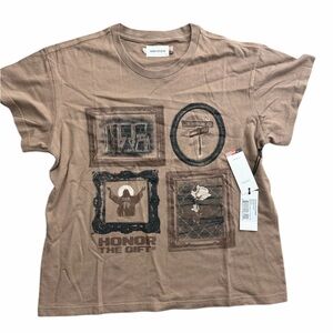 Honor The Gift Women’s City Frames Graphic Tee Clay‎ Brown Size M NWT
